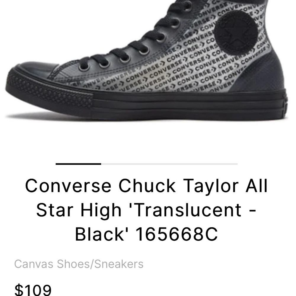 Converse Chuck Taylor All Star High Limited Edition Translucent